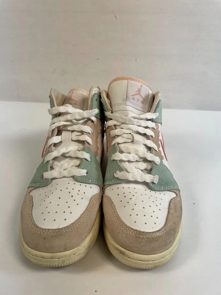 Nike Air Jordan (DZ5361-100) Kids' White/Pink Oxford-jade Ice Sneakers Size 6.5y - Image 4 of 4