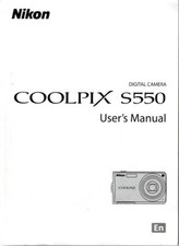 Nikon Coolpix S550 user's manual 150 pages, 2011