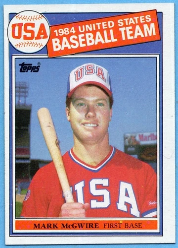 1985 Topps #401 Mark McGwire RC NEAR MINT/MINT+ 1984 USA Olympics ROOKIE A7113