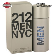 212 Cologne by Carolina Herrera EDT Spray for MEN 3.4 6.8 1.7 1 oz 100 ML 200 ML