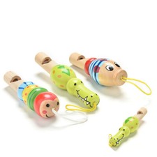 Wood Toys Animal Children Baby Whistle Music Kids Enlightenment Toys Educational