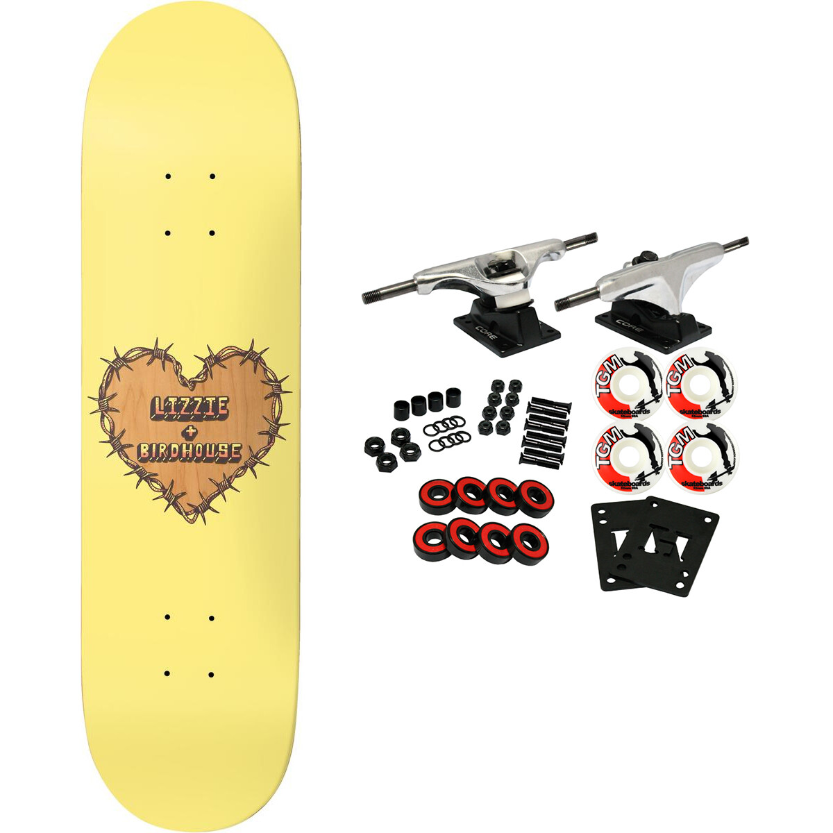 GIRL - スケートボード birdhouse Birdhouse Premium Quality Complete Skateboard Lizzie Armanto