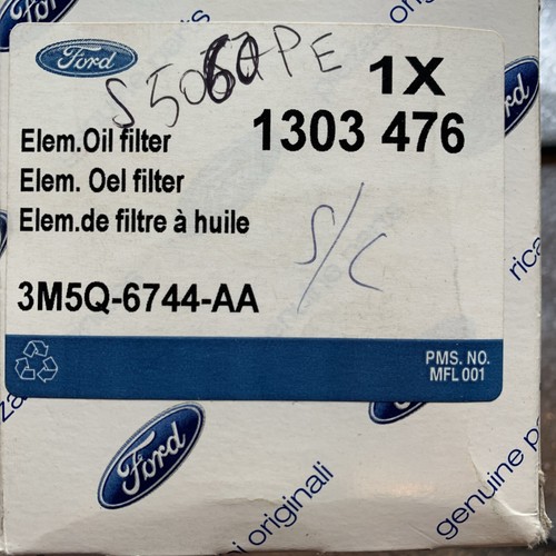 1303476 Original Oil Filter Ford Focus C-Max Kuga S-Max Transit 2.0 2.2 TDCI OEM - Picture 4 of 4
