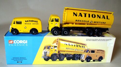 Corgi Foden Tanker and Morris van. National Benzole. SET. - Picture 2 of 8