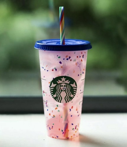 Starbucks rainbow color changing cups Clearance