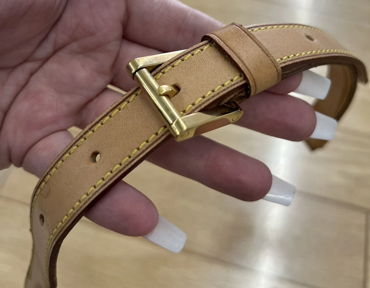 louis vuitton vachetta leather strap