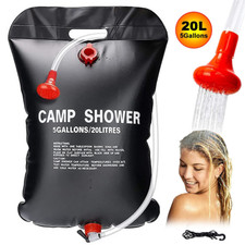 20L Portable Shower Bag Solar Outdoor Camping Self-Heating Camping Hiking Water