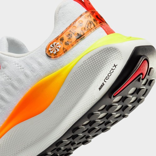 Nike ReactX Infinity Run InfinityRN 4 White / Black / Orange Sz 12 HF4916 100 - Picture 3 of 6