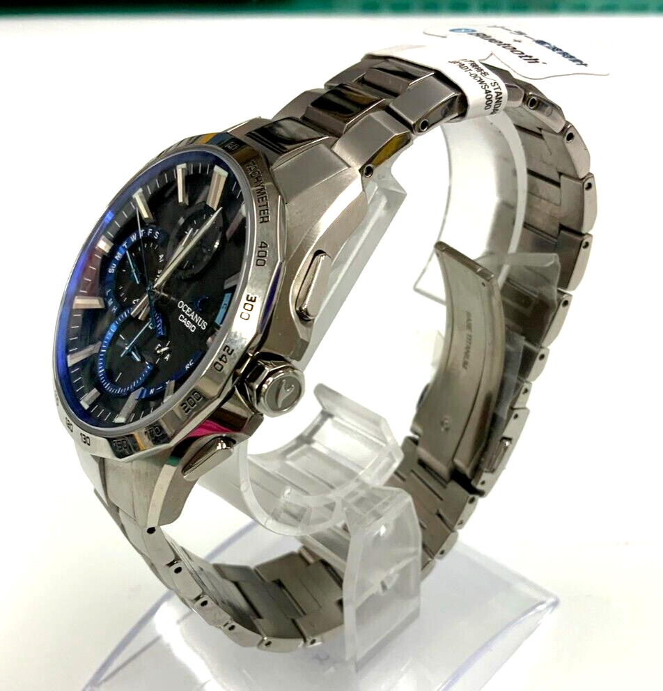 CASIO OCW-S4000-1AJF OCEANUS Manta S4000 series solar black men's