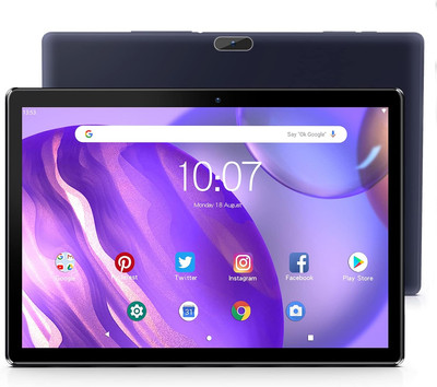 PRITOM Tablet 10 Inch Android 13 Phone Tablet 3G, SIM, 64GB Quad Core, (TF 512GB