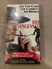 Kid Vengeance VHS Lee Van Cleef Leif Garrett Jim Brown Vintage NOS Sealed