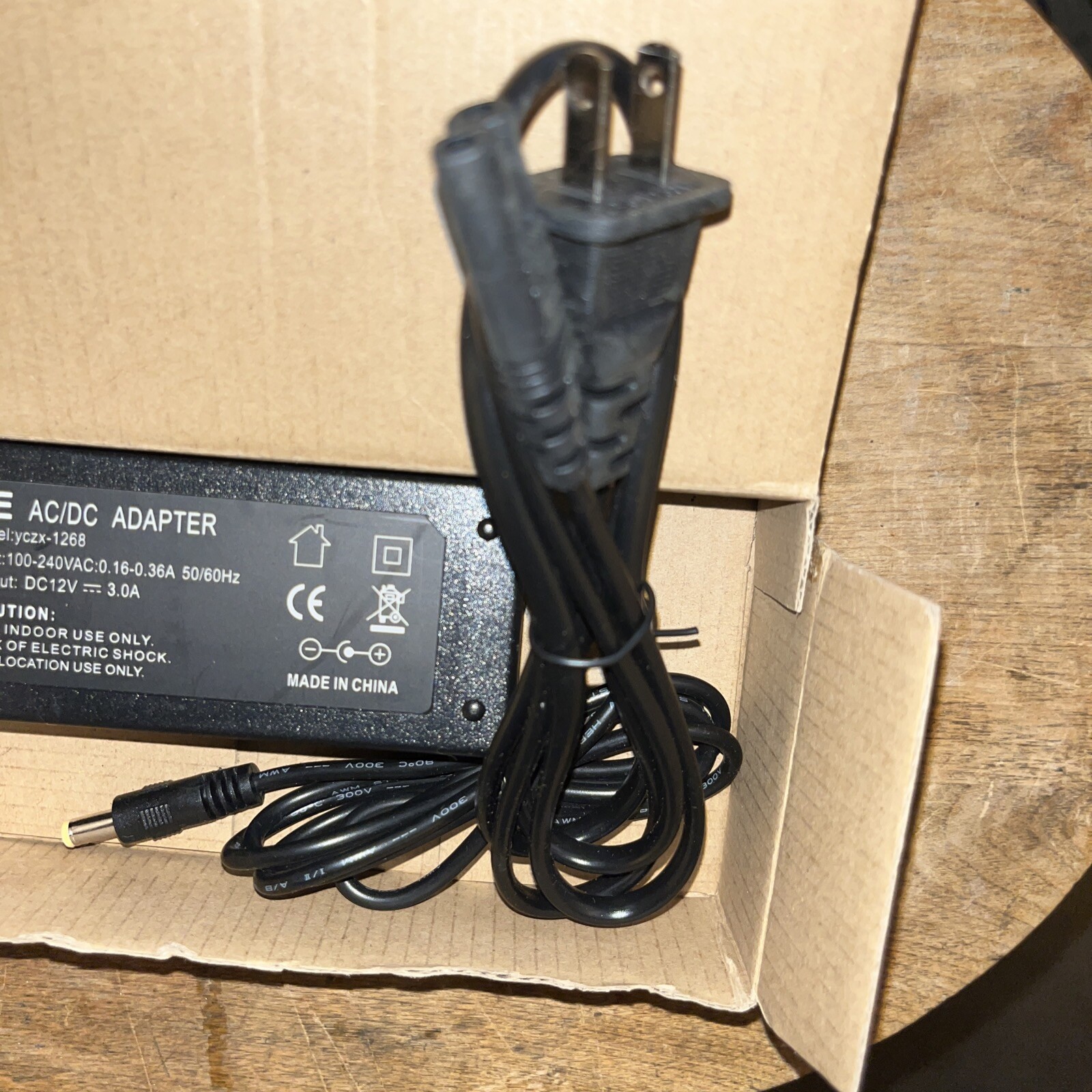 LE Power Adapter UL Listed 3A 120V AC to 12V DC Transformer 36W Power Supply ...