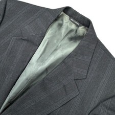 VTG Aquascutum Men's 2-Button Wool Blazer Gray   42S