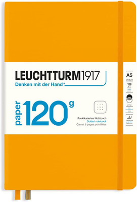 LEUCHTTURM1917 A5 Dotted Notebook Rising Sun 120G 203 Numbered Pages