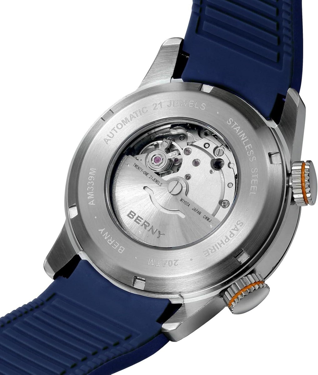 BERNY Watch Automatic Compressor Diver V3-AM339M Men's Blue | eBay