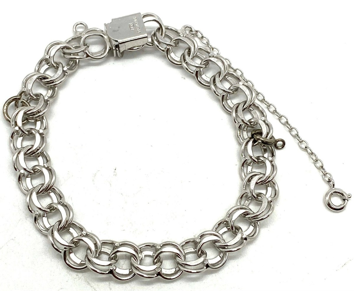 ☆TATIANA☆ Silver 925 Mix Chain Bracelet BR2188 ☆TATIANA☆ (Silver 925) Mix Chain Bracelet BR2188 il_1080xN