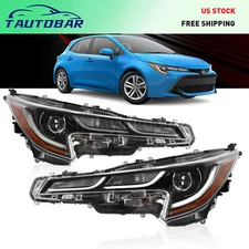 Headlights Pair For 2020-2022 Toyota Corolla SE XLE XSE Headlamps LED Left Right