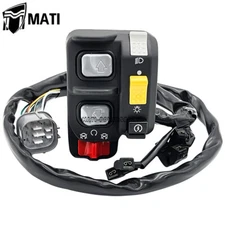 Left Handlebar Start Stop Switch Headlight for Honda Rincon 680 TRX680 2008-2014