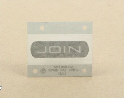 Folienschriftzug 5g4853433 DPJ Schwarz/chromglanz online kaufen | eBay 