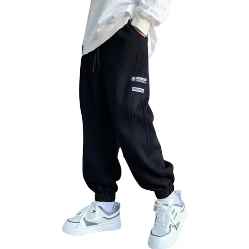 Kids Boys Joggers Baggy Sweatpants Casual Trousers Hiking Pants Picnic Bottoms - Picture 8 of 39