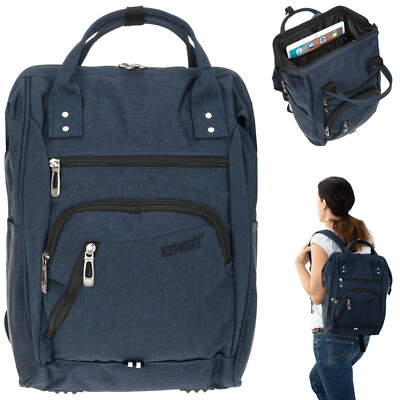 Damen Rucksack Freizeitrucksack Elephant Finn Tasche A4 Handtasche Bag 3437 Blau