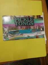 Plastic Green Pickle Tongs Picker Upper Unopened