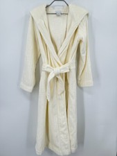 Softies 48" Drop Needle Ultra Plush Hooded Wrap Bath Robe sz S Women's Cloud NEW