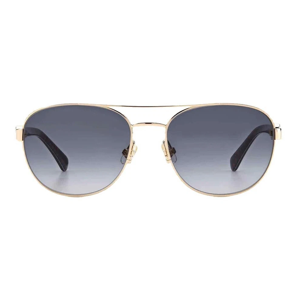 Kate Spade New York Women's Raglan Aviator Gradient Sunglasses Gold Black 56mm - Image 2 of 2