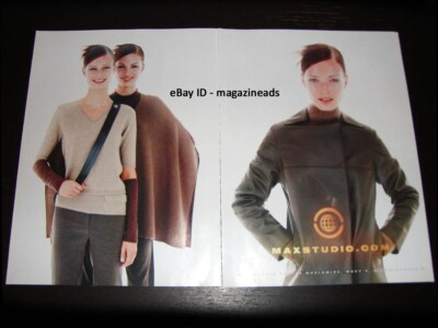 MAXSTUDIO 2-Page PRINT AD Fall 1999 KIM LEMANTON Kari-Anne Liverud PRETTY WOMEN