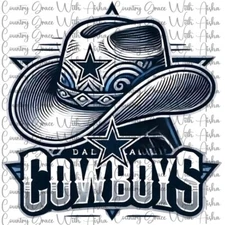 Sublimation Transfer Cowboys Football Ready to Press Paper Ink Heat Transfer