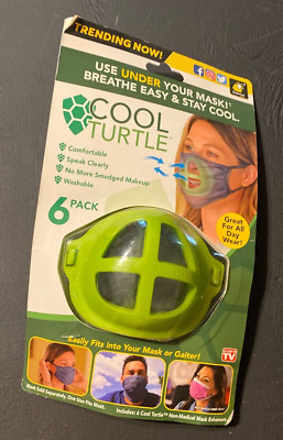 Brand New Sealed Bulbhead Cool Turtle Cool Turtle Mask Enhancer - Pack of 6