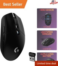 Advanced Gaming Mouse: LIGHTSPEED Wireless, HERO 12K Sensor, Lightweight Design