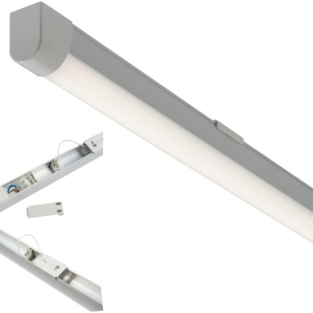 Knightsbridge 4ft Bright LED Batten Slimline Tube Light Wall Ceiling