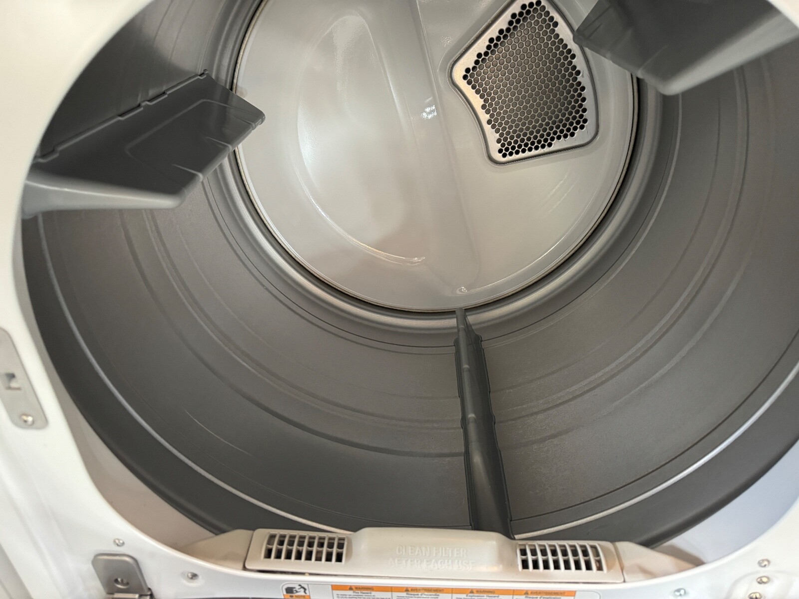 LG Washer and Dryer (WT7300CW and DLE7300WE) Preowned Clean and