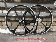 DONSP1986 29"/700C Aluminum Mag Bicycle Wheel Set 100 135mm 56T 369H Sprocket