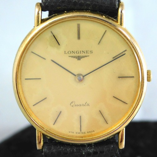 GOLD VINTAGE WATCH QUARTZ SWISS MADE 