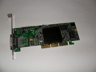 Matrox G550 AGP VGA Grafikkarte mit 32 MB Dual Head DVI LFH60 ungetestet