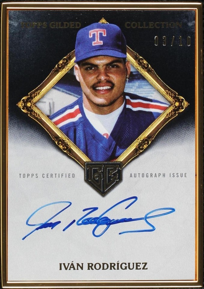 2023 Topps Gilded Collection - Ivan Rodriguez #HAFA-IR - 1 of 1