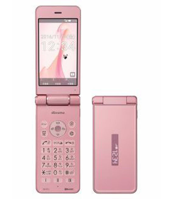 Docomo SHARP SH-01J Aquos KEITAI 2 ANDROID FLIP PHONE PINK Used IN 