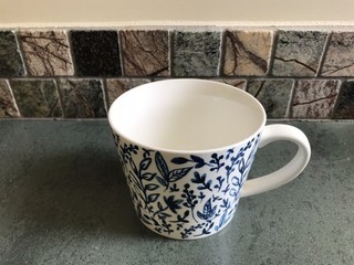 Indigo Blues Pottery Bone China Mug