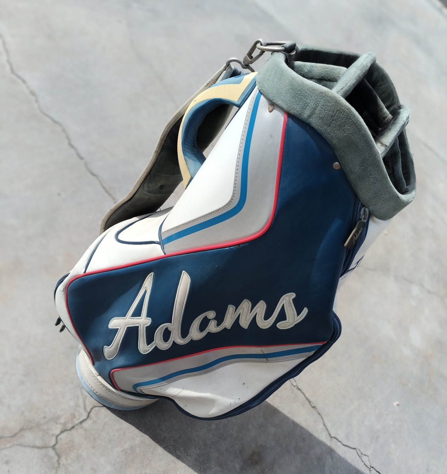 Cart Bag Blue And White Made In Usa