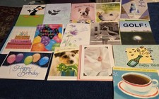 Lot C 15 Assorted Deluxe Premium BIRTHDAY Greeting Card Great Designs Hallmark 