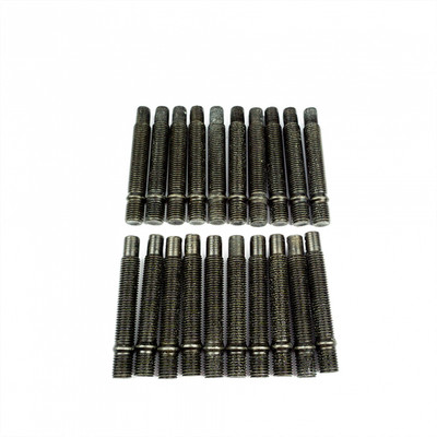 20x Doppelgewindebolzen M12x1,5 75mm Radbolzen Stehbolzen für Lug Nuts schwarz