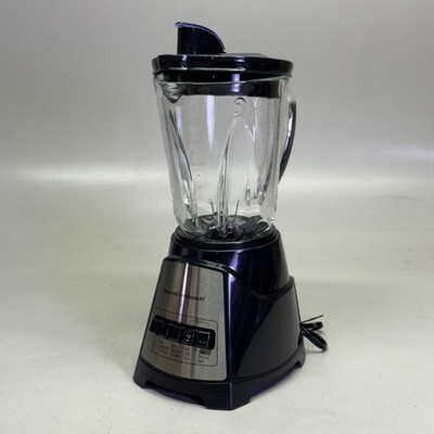 HAMILTON BEACH Power Elite Blender With 40 Oz Glass Jar 9''H Clear 58148G