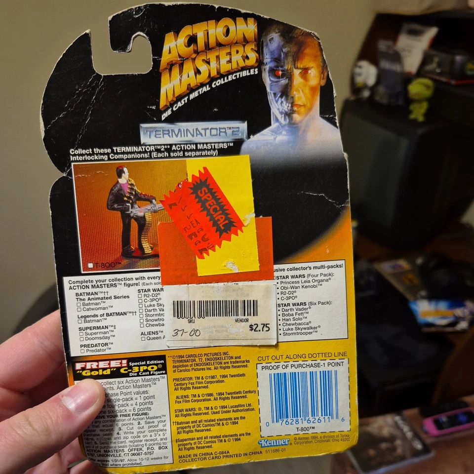 Lote Vintage Terminator 2 y Aliens Action Masters 1994 Kenner Foto 4 de 4