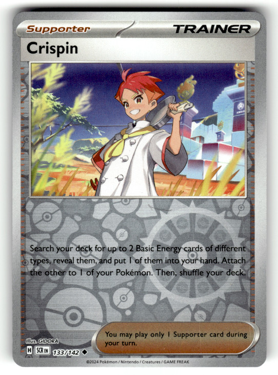 Crispin - 133/142 Reverse Holo Uncommon SV07: Stellar Crown LP