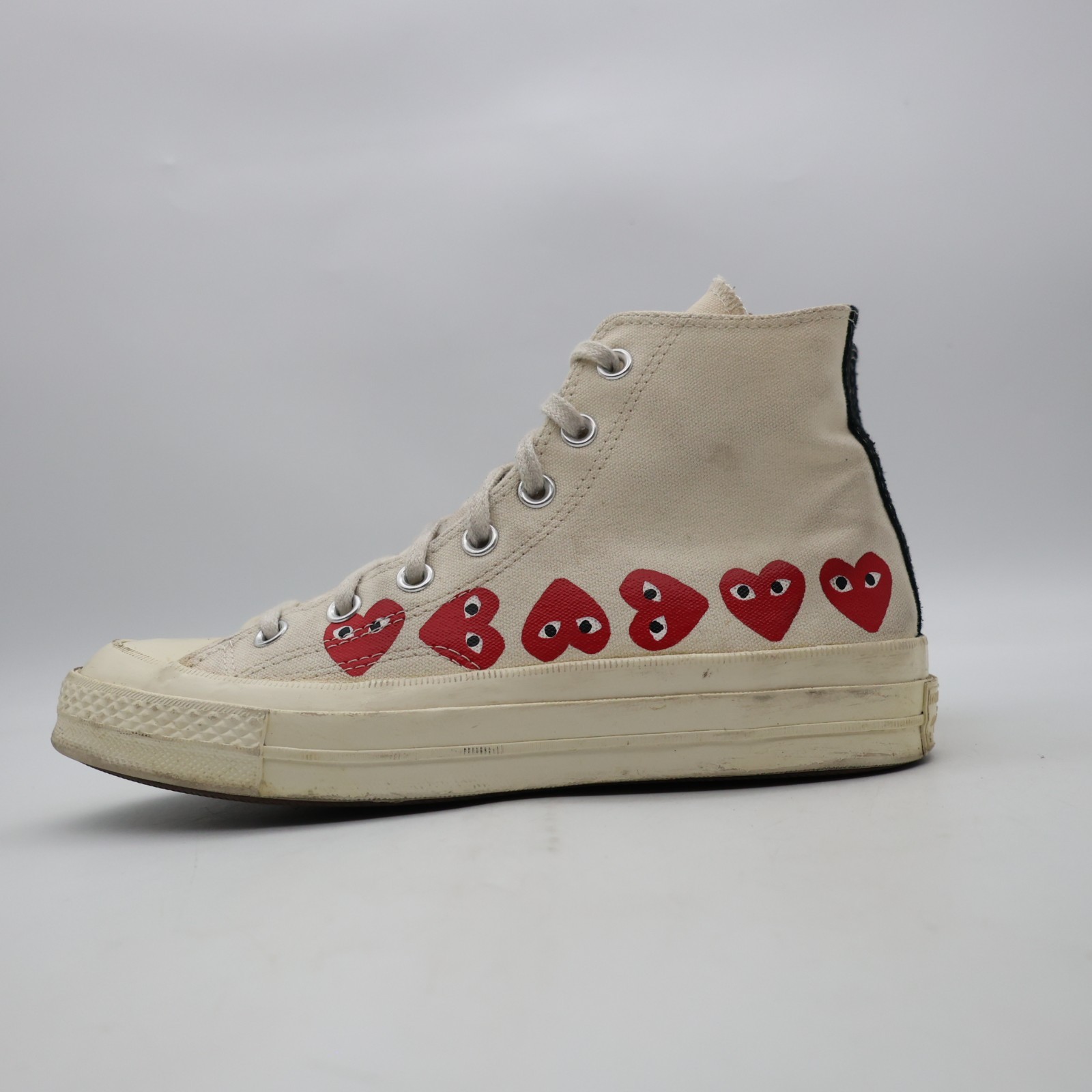 Converse Chuck 70 CDG Hi Men's 6 Women's 8 Multi Heart Sneakers 162972C thumbnail 3