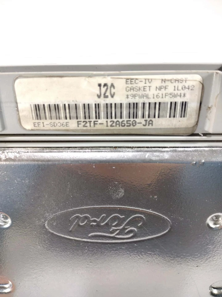 Módulo de control del motor Ford F350 1992-1993 7,5 L ECU ECM PCM F2TF-12A650-JA OEM Foto 3 de 4