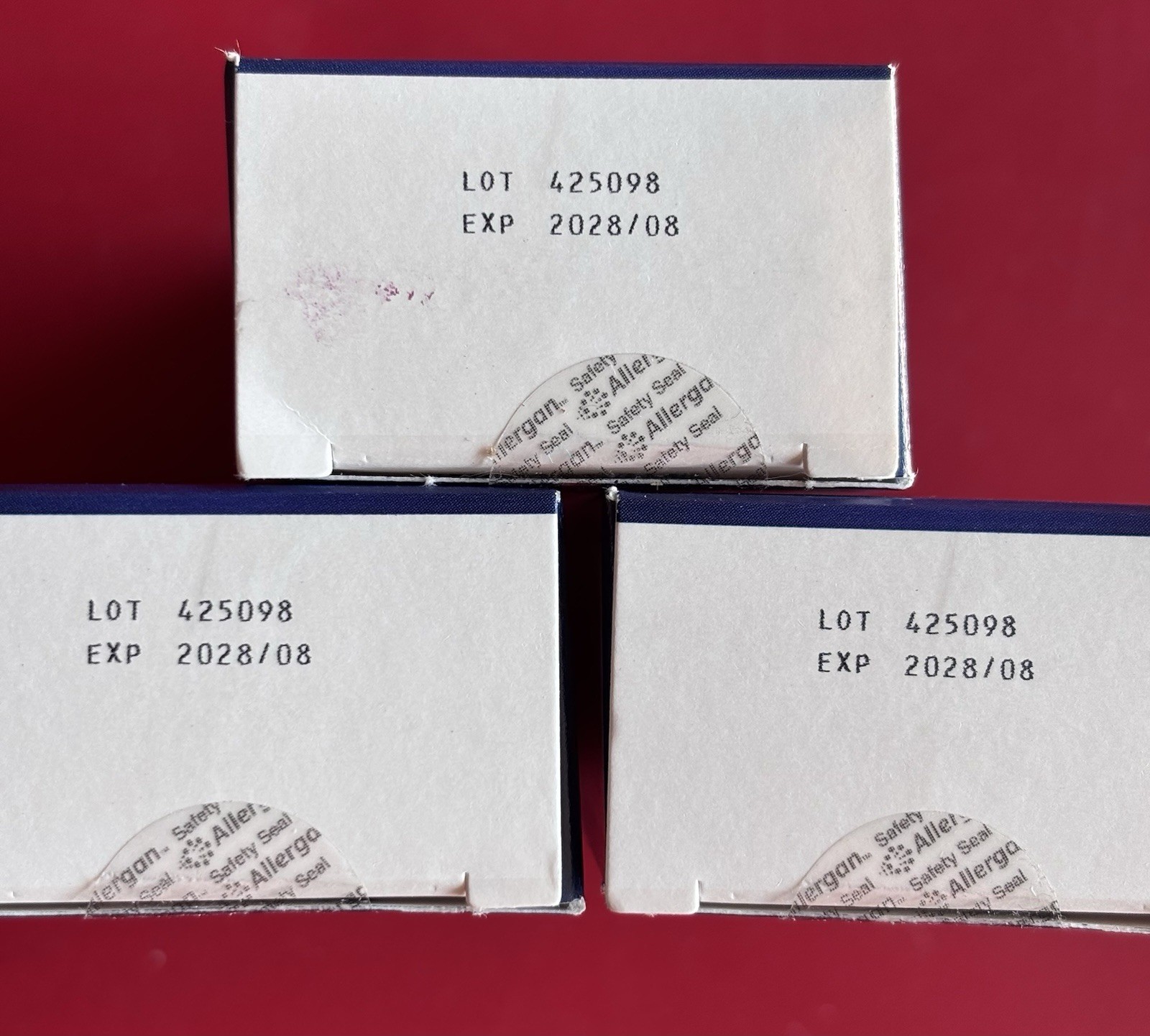 EXP 8/28 LOT OF 3 REFRESH PM Preservative-Free Eye Ointment .12oz (3.5g) SEALED