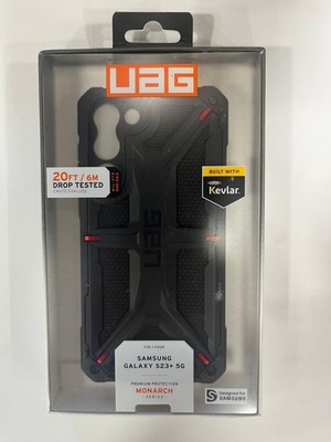 Urban Armor Gear UAG Monarch Case For Samsung Galaxy S23+ Plus Kev-lar Black